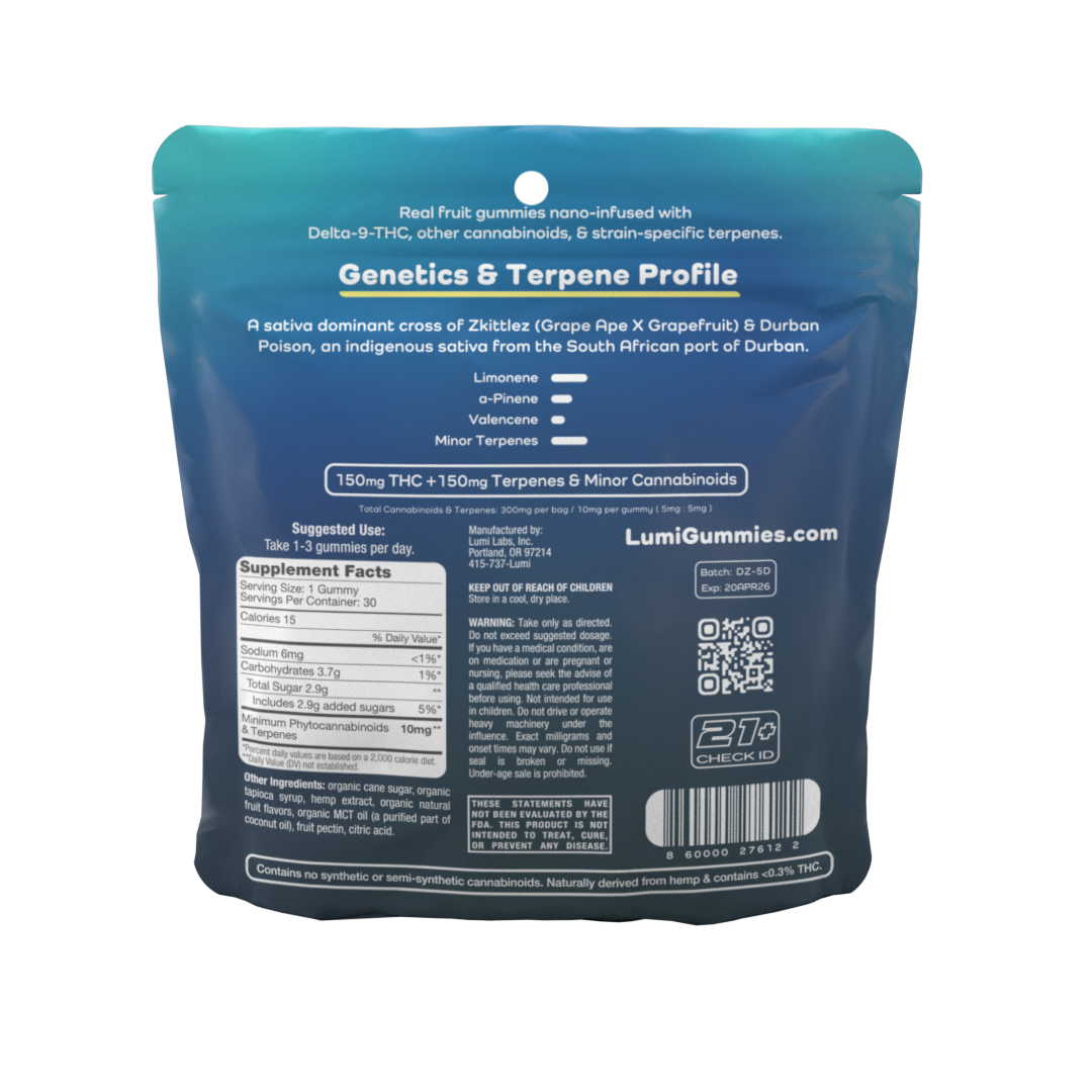 Durban Zkittlez (Sativa) - 30ct Bag (Case of 5)