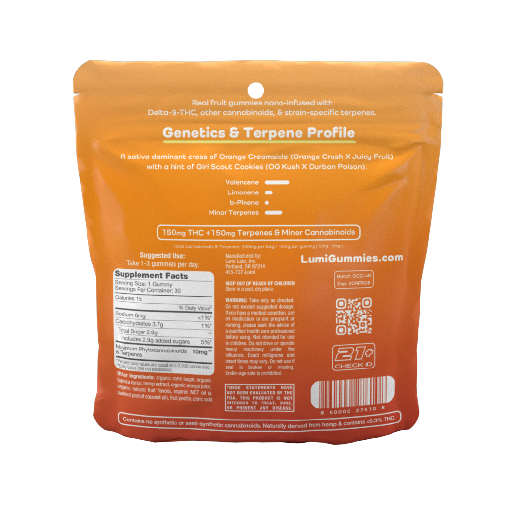 Orange Cream Cookies (Sativa) - 30ct Bag (Case of 5)
