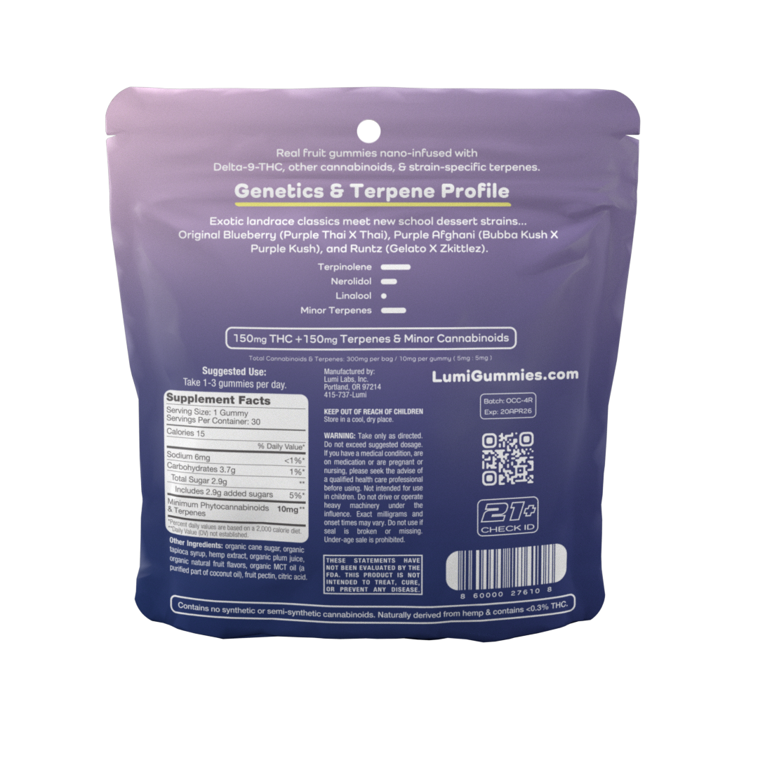 Plum Berry Runtz (Indica) - 30ct Bag (Case of 5)