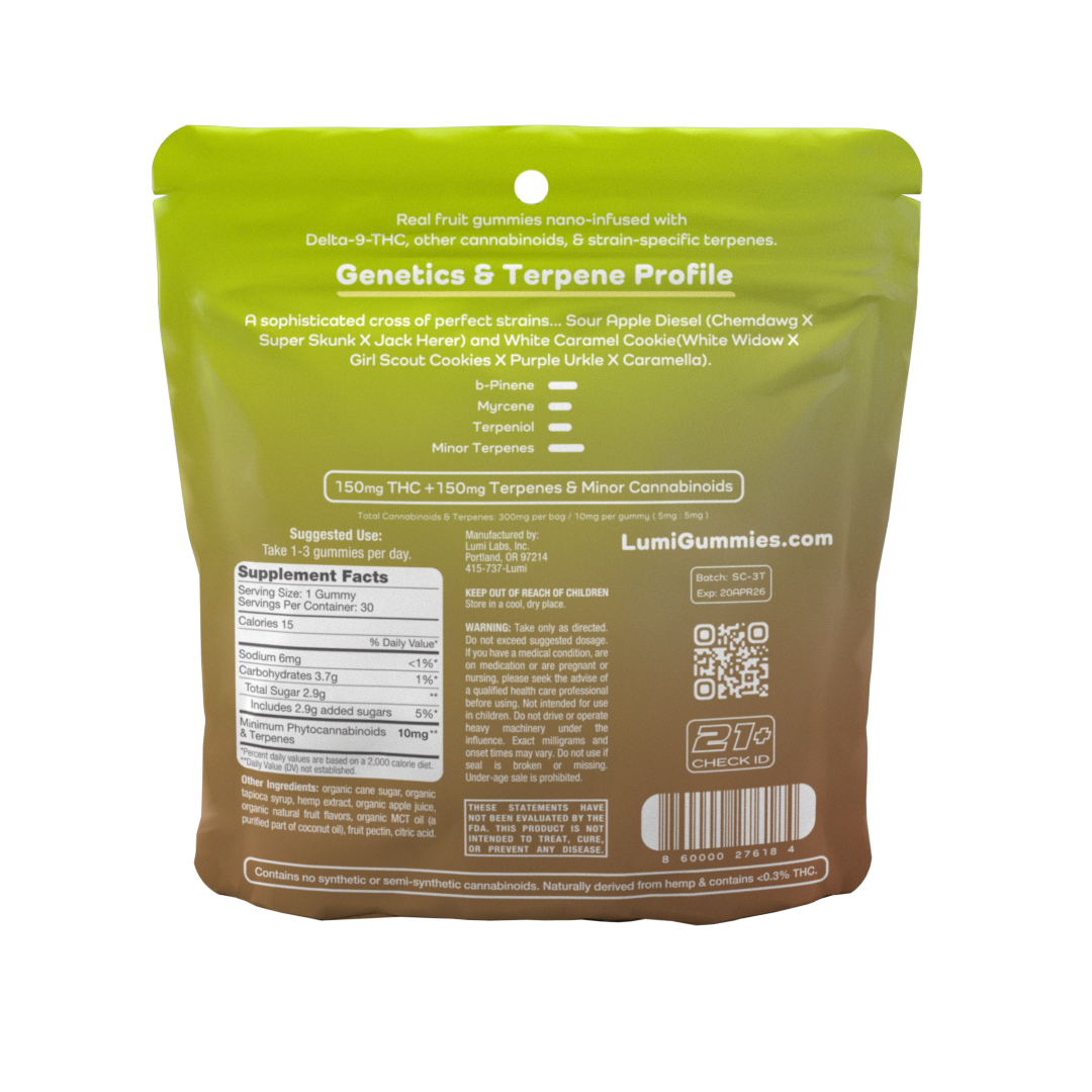 Sour Caramel Apple Kush (Hybrid) - 30ct Bag (Case of 5)