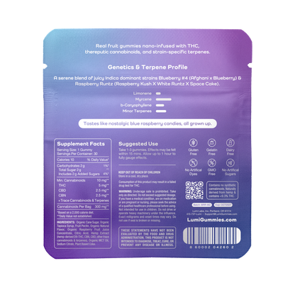 Bluerazz Runtz (Indica) - 30ct Bag (Case of 5)