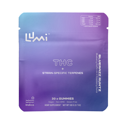 Bluerazz Runtz (Indica) - 30ct Bag (Case of 5)