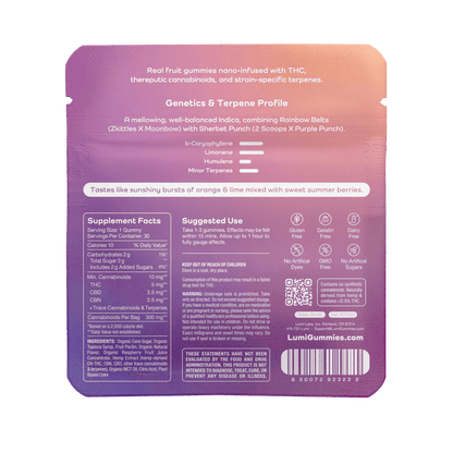 Rainbow Sherbet (Indica) - 30ct Bag (Case of 5)