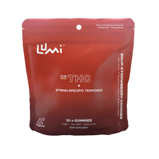 Sour Strawberry Cookies (Hybrid) - 30ct Bag (Case of 5)